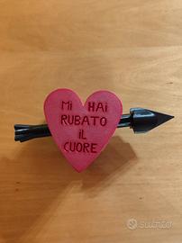 portagioie o portaoggetti a forma di cuore 