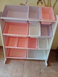 Scaffale porta giocattoli