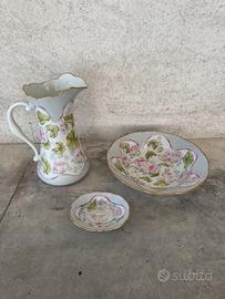 Set Lavabo Capodimonte Brocca,catino,portasapone