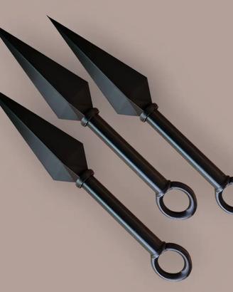 Anime Naruto Kunai set di 3 Pezzi Stampati 3d 