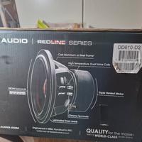 subwoofer dd da 25 cm serie rossa