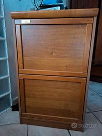 Asse da stiro con mobile legno