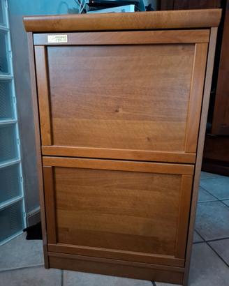 Asse da stiro con mobile legno