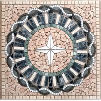 rosone mosaico marmo pavimento piastrelle interno