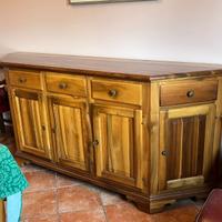 Credenza in noce massello 5 ante