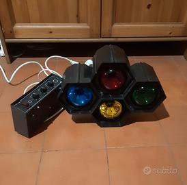 Effetti luce psichedelica dj vintage da collezione