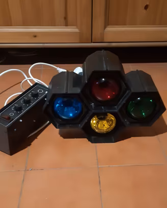 Effetti luce psichedelica dj vintage da collezione