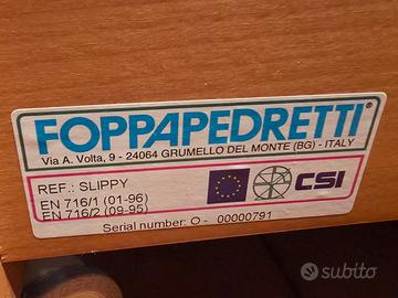 Lettino Foppapedretti in legno