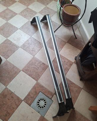 2 barre portatutto originali con serratura