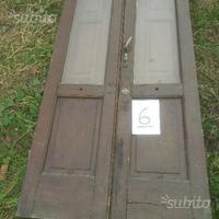 Antica porta a vetri 2con scuri