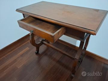 scrittoio, in stile settecento, tinta noce