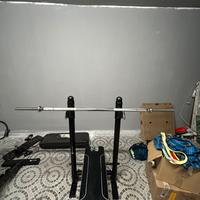 Half rack con panca