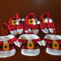 Set 6 pezzi portaposate natalizi 