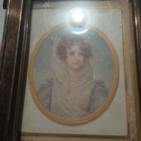 Cornice antica del 1800 d'argento. 16 x 21