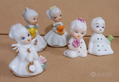 Statuette in capodimonte.10 elementi