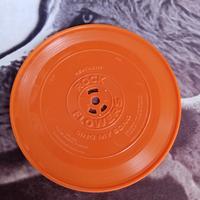 Disco 33 1/3 rpm Rock Flower arancio