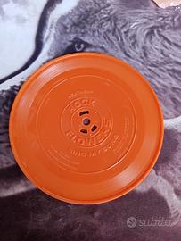 Disco 33 1/3 rpm Rock Flower arancio