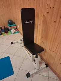 sedia palestra pesi regolabile schienale e seduta