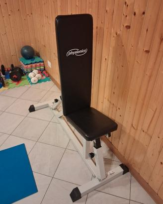 sedia palestra pesi regolabile schienale e seduta