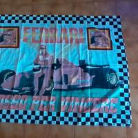 BANDIERA FERRARI F1 SCHUMACHER VINTAGE "90