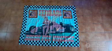 BANDIERA FERRARI F1 SCHUMACHER VINTAGE "90