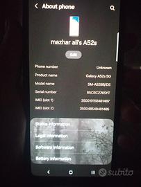 Samsung Galaxy a52s