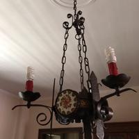 Lampadario con candele