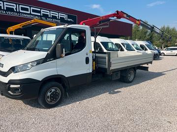 IVECO DAILY 35C16 GRU 3 SFILI + CASSONE FISSO