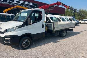 IVECO DAILY 35C16 GRU 3 SFILI + CASSONE FISSO