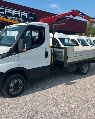 IVECO DAILY 35C16 GRU 3 SFILI + CASSONE FISSO