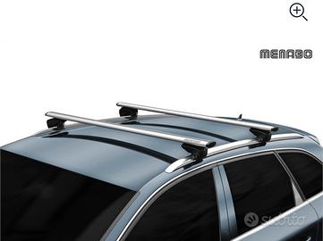 Menabo Lince XL silver x roof rails