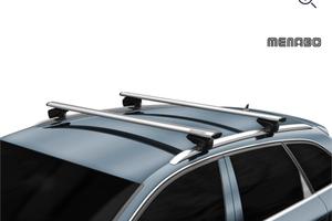 Menabo Lince XL silver x roof rails