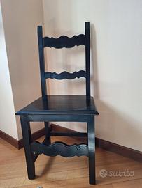 antica sedia inizio 900