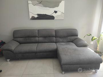 Divano letto 3 posti con penisola