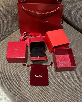 Cartier box anello ring box ref crco000680