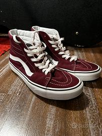 Vans Sk8 HI rosso borgogna