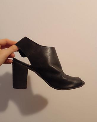 scarpe nere tacco donna 