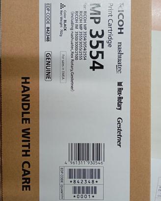 Toner Nero Ricoh MP3554 CODICE 842348