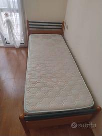 Letto singolo compreso Rete è Materasso
