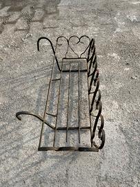 Fioriera in ferro battuto