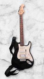 Chitarra elettrica + amplificatore Fender Squire 