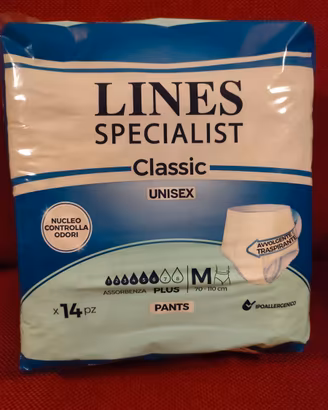 PANNOLONI MUTANDINA X ADULTI ASSORBENZA LINES PLUS