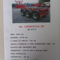 Semirimorchio chiavetta