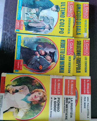 Il Giallo Mondadori anni '59 / '66