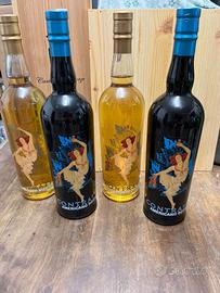 lotto 4 bottiglie da collezione