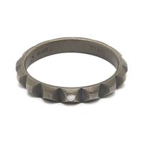 Anello titanio e diamanti Mano J.