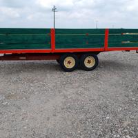 Rimorchio agricolo due assi fissi