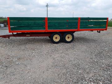 Rimorchio agricolo due assi fissi