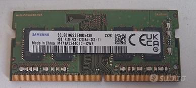 SO-DIMM DDR4 1x4 GB PC4-3200AA