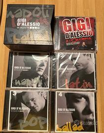 GIGI D’ALESSIO COFANETTO 4 CD E 1 DVD